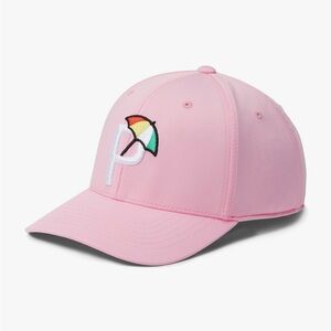 Puma nwt Palmer P Cap pink Golf Umbrella Design